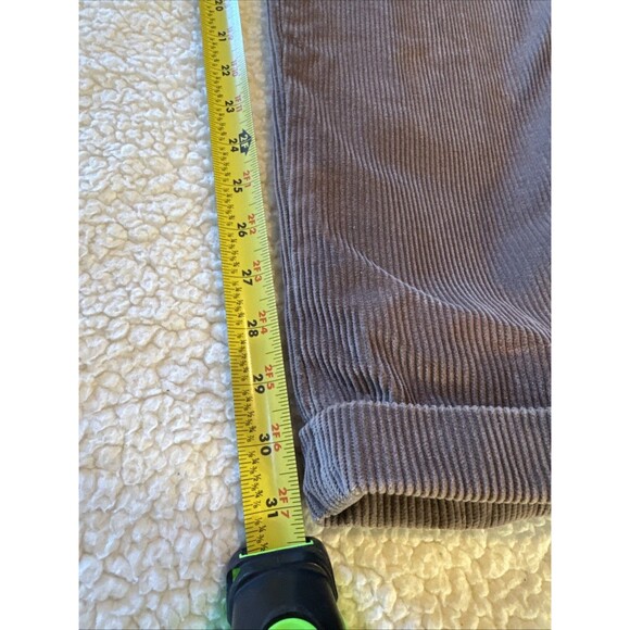 Brooks Brothers Elliot Mens Corduroy Pants 42 x 32 Pleated Relaxed Fit Brown - Picture 6 of 9